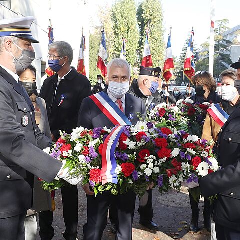 Commémoration 11 novembre_Résidence Rouvray