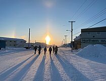 Départ de Cambridge Bay - Iqaluktuuttiaq - Agrandir l'image (fenêtre modale)